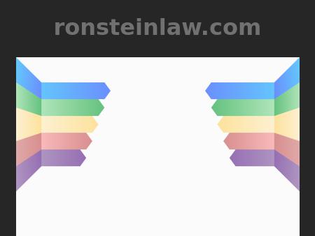Law Office of Ronald M. Stein  Attorney at Law