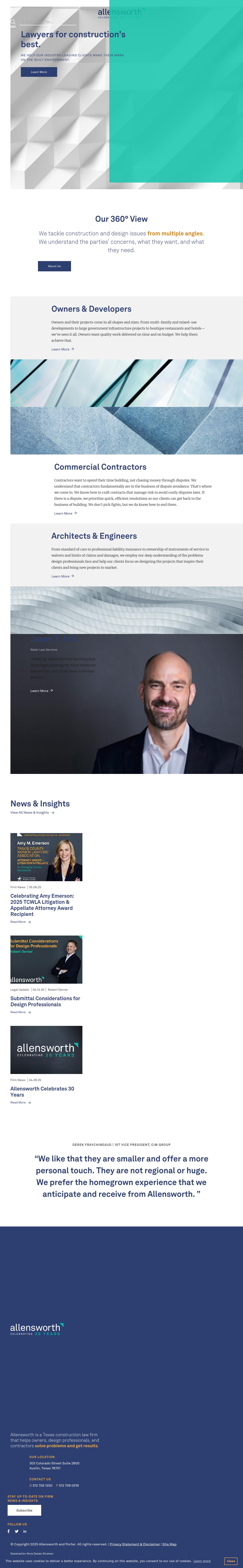 Allensworth and Porter, L.L.P. - Austin TX Lawyers