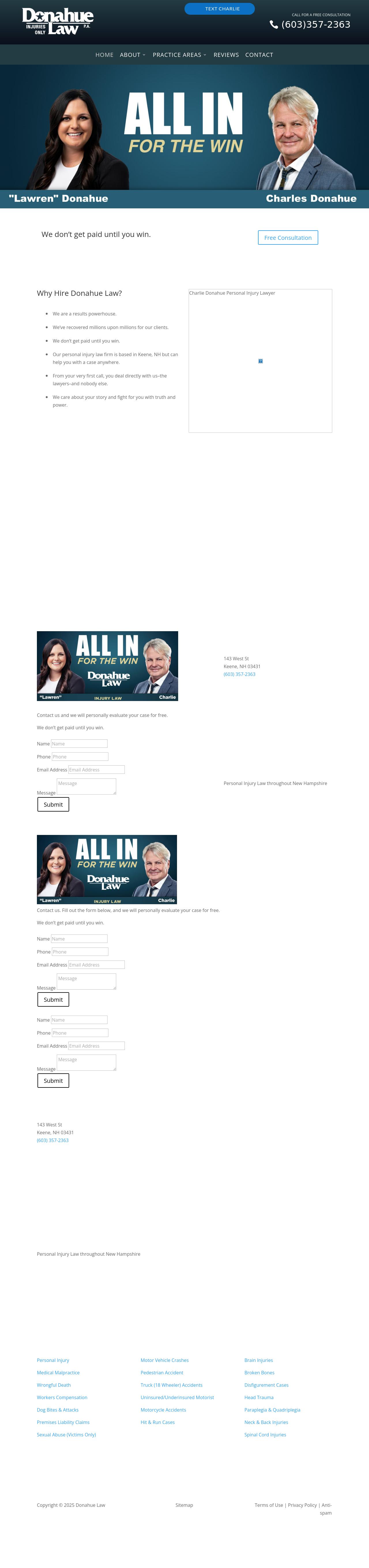 Charlie A. Donahue, Donahue Law, P.A. - Spofford NH Lawyers