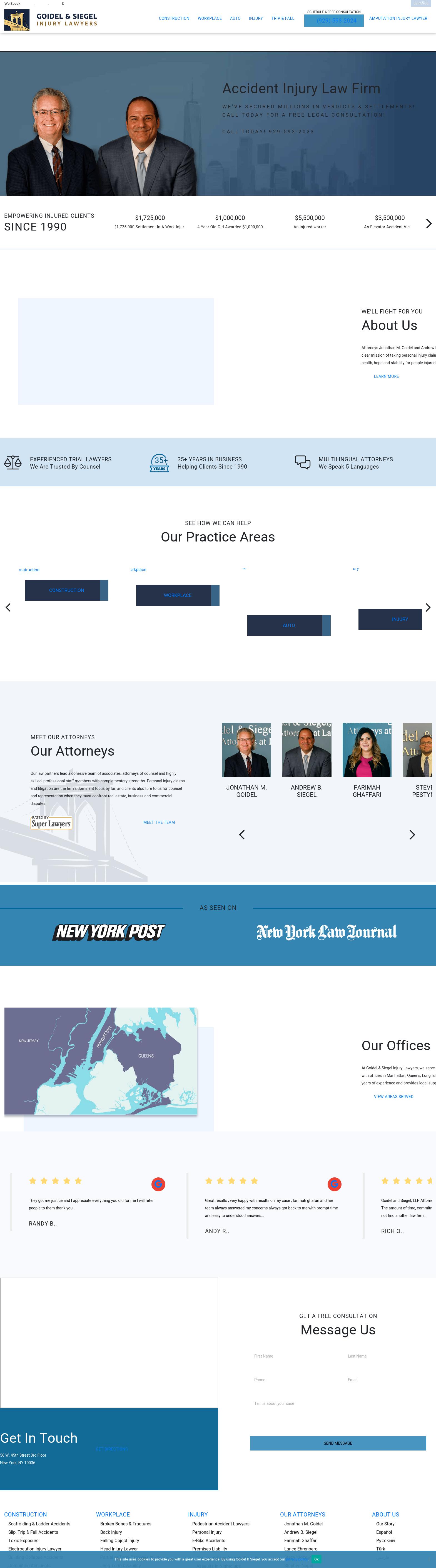 Goidel & Siegel LLP - New York NY Lawyers