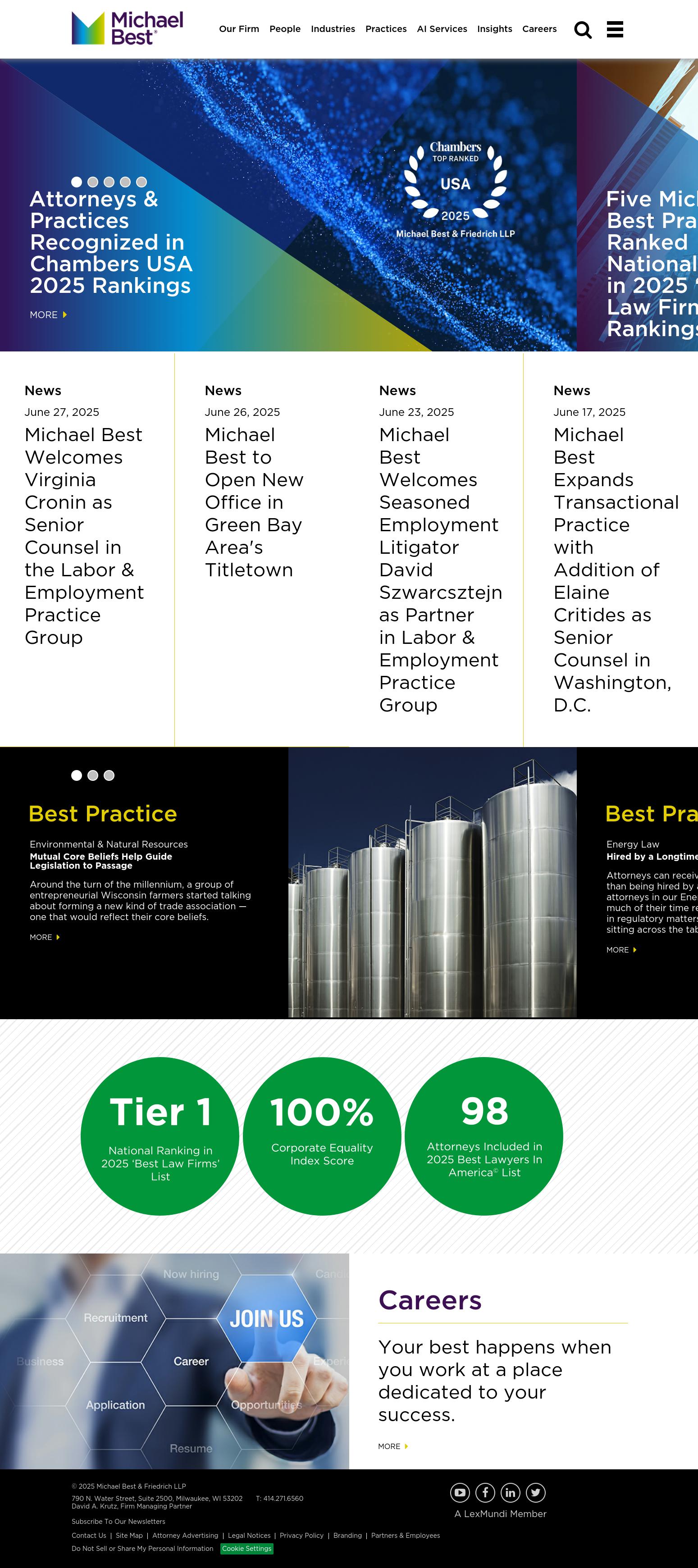 Michael Best & Friedrich LLP - Madison WI Lawyers