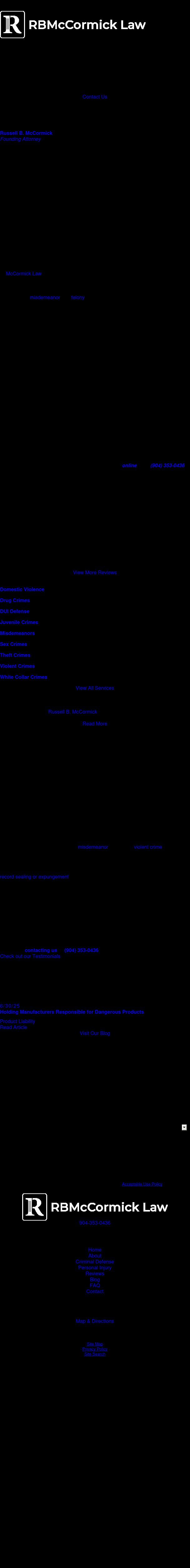  Law Office of Russell B. McCormick, P.A. - Jacksonville FL Lawyers