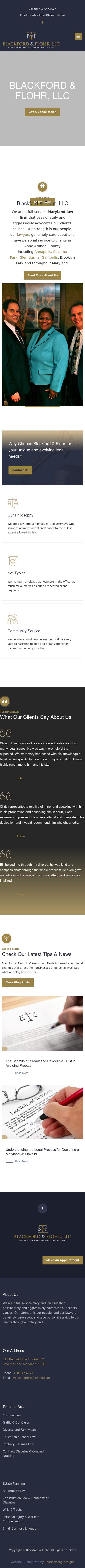 Blackford & Flohr, LLC - Severna Park MD Lawyers