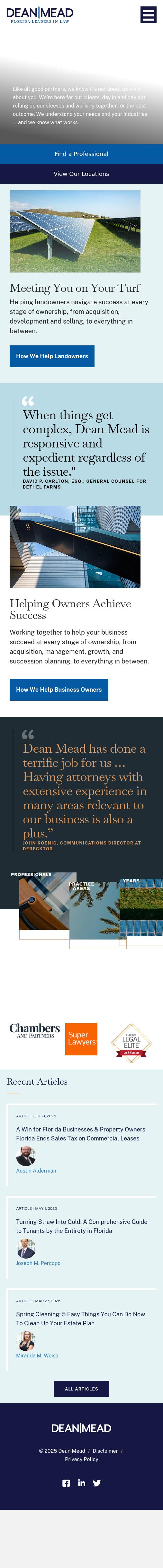 Dean, Mead, Minton & Zwemer - Fort Pierce FL Lawyers