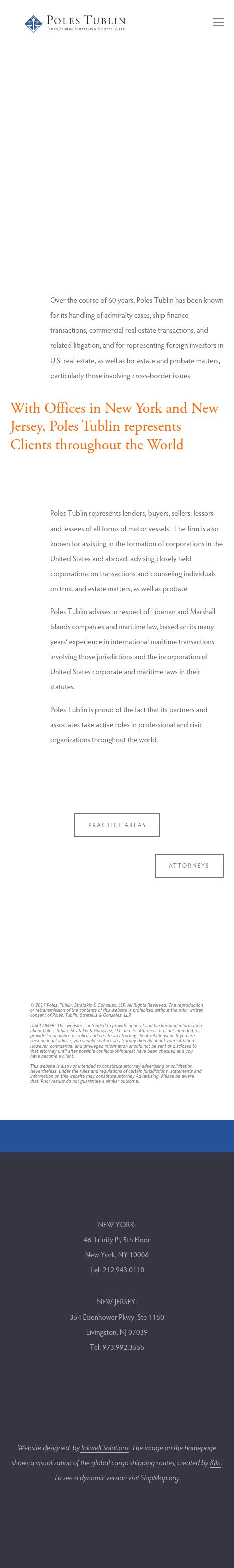 Poles, Tublin, Stratakis & Gonzalez, LLP - Livingston NJ Lawyers