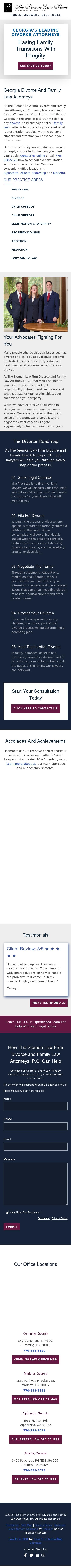 The Siemon Law Firm - Atlanta GA Lawyers