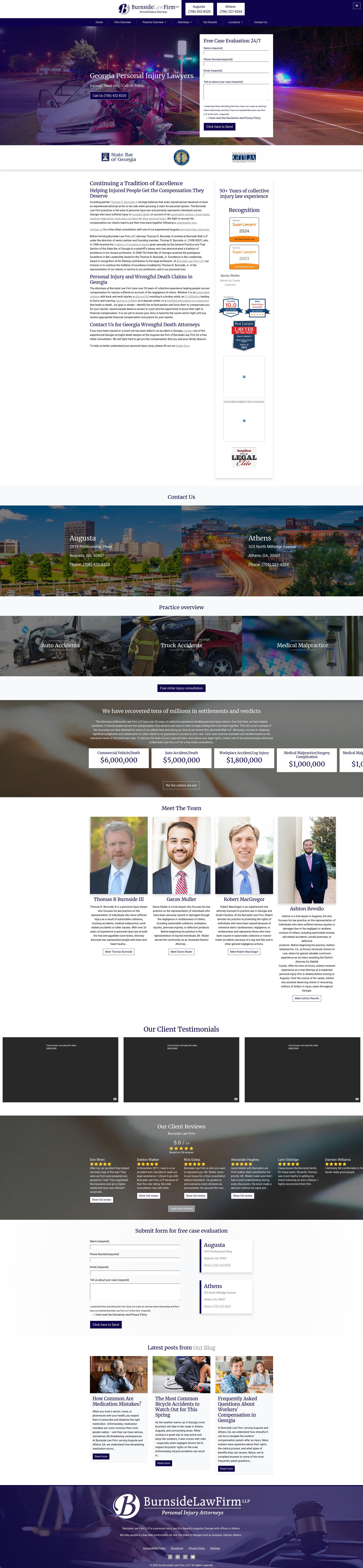 Burnside Law Firm, LLP - Athens GA Lawyers