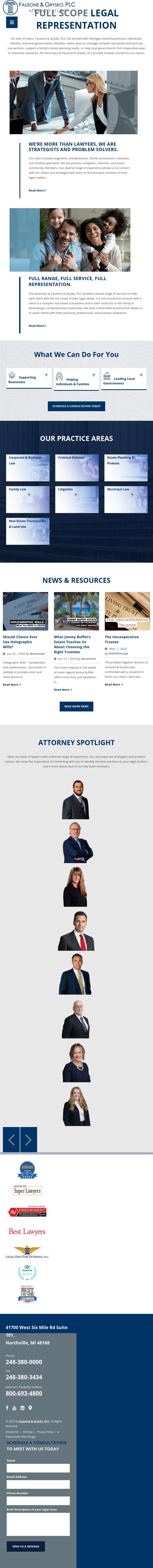 Fausone Bohn, LLP - Howell MI Lawyers