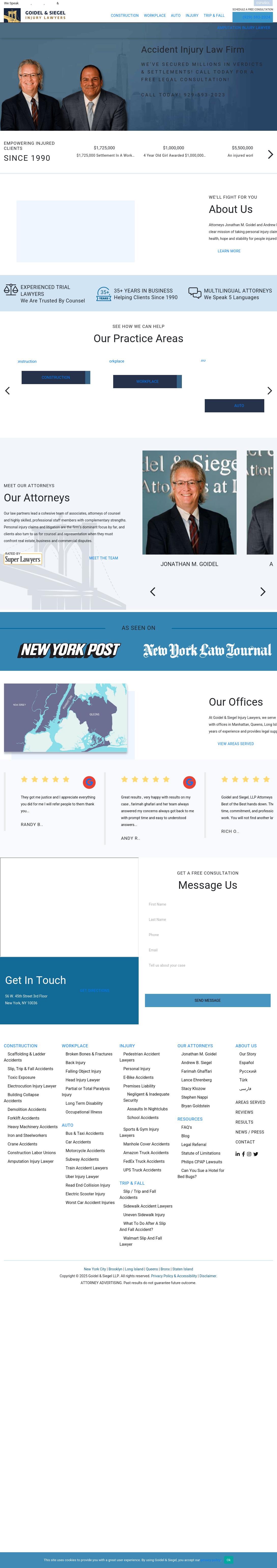 Goidel & Siegel LLP - New York NY Lawyers