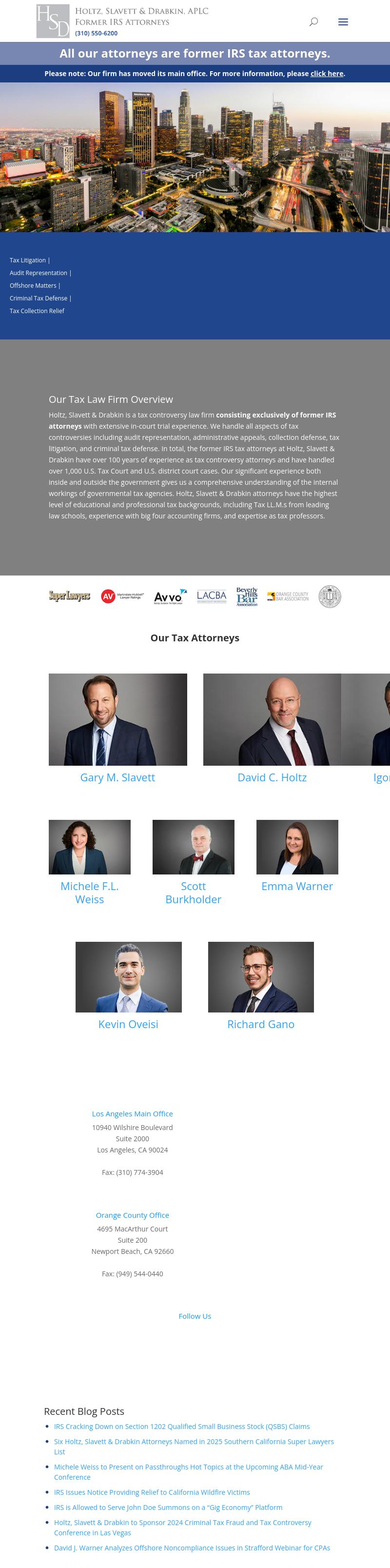 Holtz, Slavett & Drabkin, A Professional Law Corporation - Beverly Hills CA Lawyers