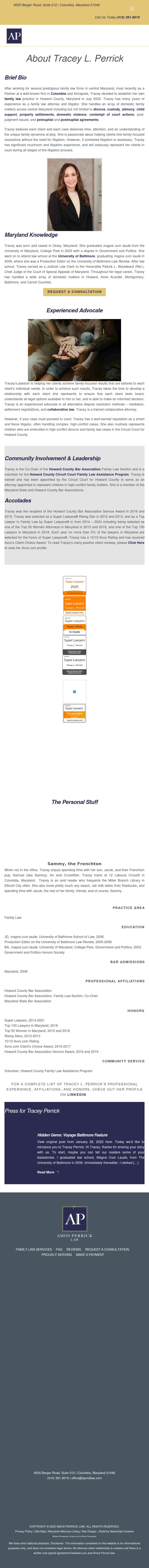 The Law Office of Tracey L Perrick - Fulton MD Lawyers