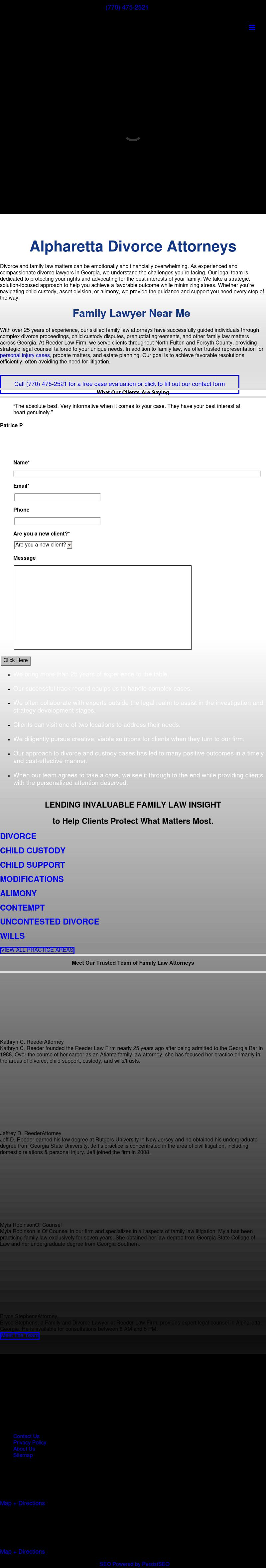 Reeder Law Firm - Alpharetta GA Lawyers